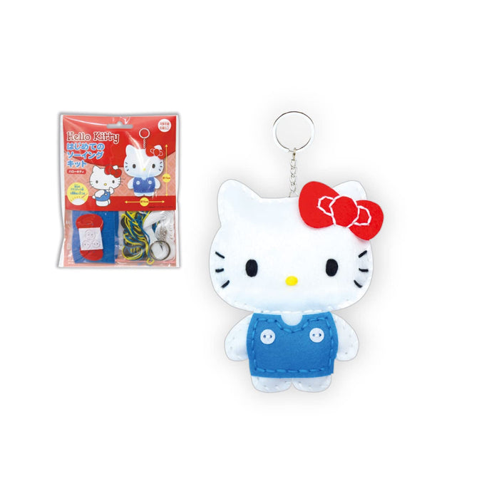 Sewing Kit Onoeman Beginners Hello Kitty Om-020960- Japan Figure Store - #1 Bring To You The Best Japanese Goods