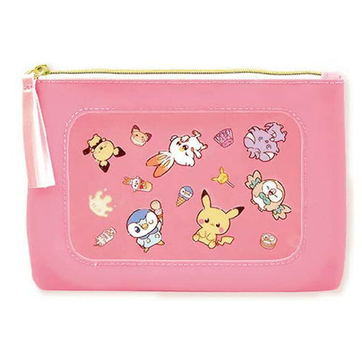 Pouch With Silicone Window Pk Pokémon Poképeace- Japan Figure Store - #1 Bring To You The Best Japanese Goods