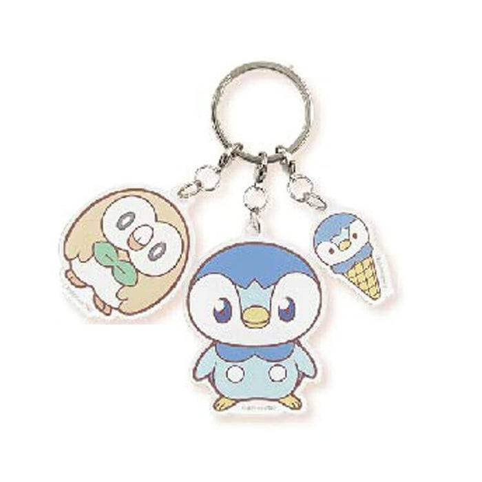Acrylic Keychain Piplup And Rowlet Pokémon Poképeace- Japan Figure Store - #1 Bring To You The Best Japanese Goods