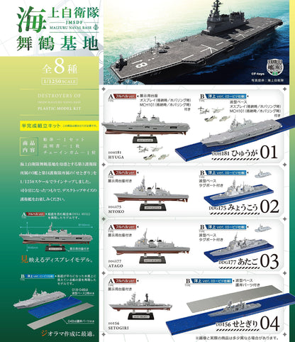 F-Toys Confect Japan Maritime Self-Defense Force Maizuru Base 8Pcs Candy Toy/Gum- Japan Figure Store - #1 Bring To You The Best Japanese Goods