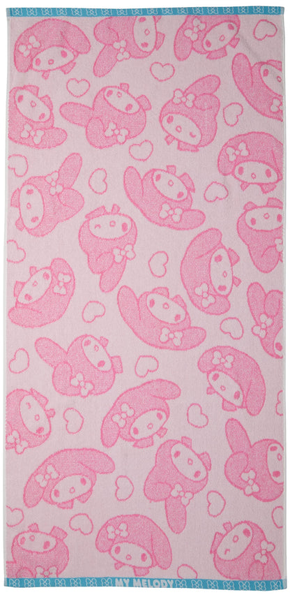 MARUSHIN - Sanrio Bath Towel Emotion My Melody- Japan Figure Store - #1 Bring To You The Best Japanese Goods