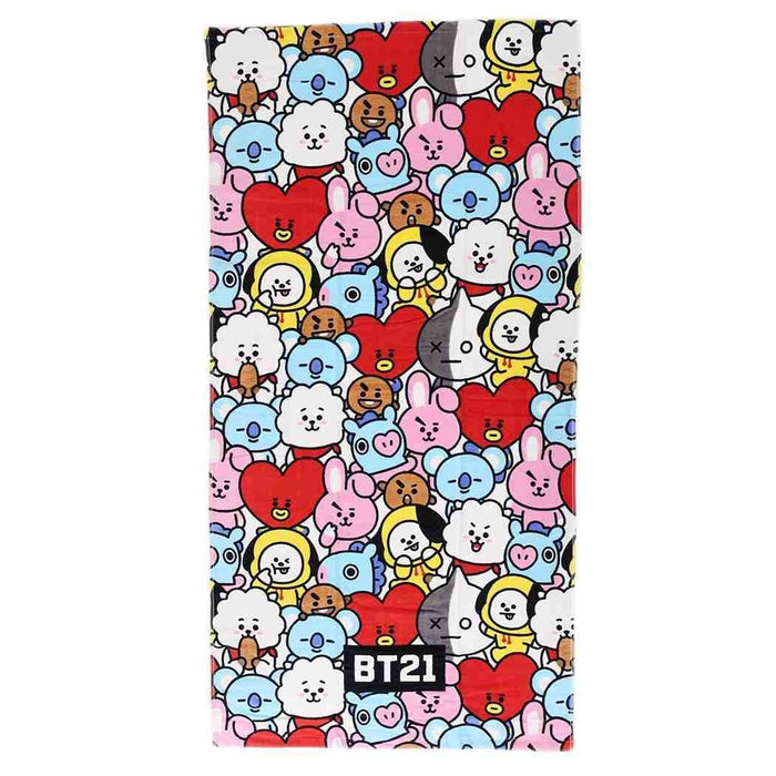 MARUSHIN Bt21 Leisure Bath Towel 'Let'S Dance'- Japan Figure Store - #1 Bring To You The Best Japanese Goods