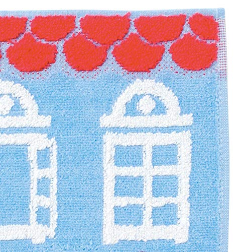 MARUSHIN Moomin Hand Towel 'Little My In Front Of The House '- Japan Figure Store - #1 Bring To You The Best Japanese Goods