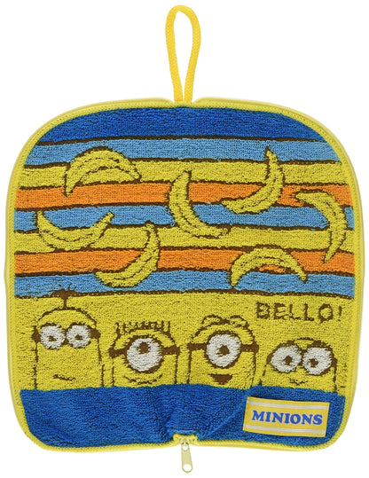 MARUSHIN Minions 'Hawaiian Banana' Towel With Zipper- Japan Figure Store - #1 Bring To You The Best Japanese Goods