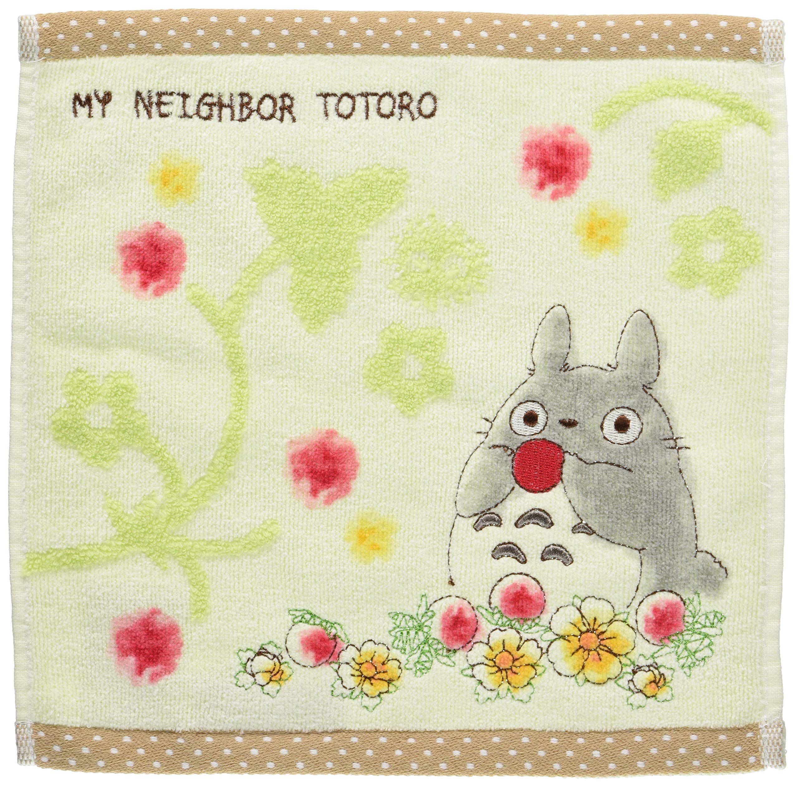 Marushin Hand Towel Ghibli My Neighbor Totoro 25X25Cm Yokubari Strawberry 100% Cotton 1005034500- Japan Figure Store - #1 Bring To You The Best Japanese Goods