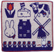 MARUSHIN Dick Bruna Miffy Mini Towel 'Dutch Motif'- Japan Figure Store - #1 Bring To You The Best Japanese Goods