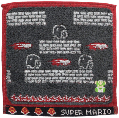 MARUSHIN Super Mario Bowser Castle Stage Mini Towel- Japan Figure Store - #1 Bring To You The Best Japanese Goods
