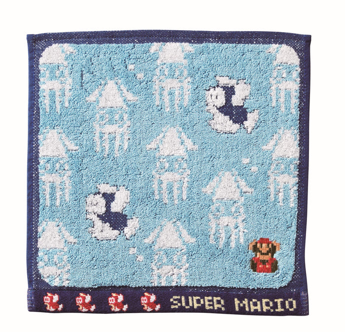 MARUSHIN Super Mario Mini Towel Underwater Stage- Japan Figure Store - #1 Bring To You The Best Japanese Goods
