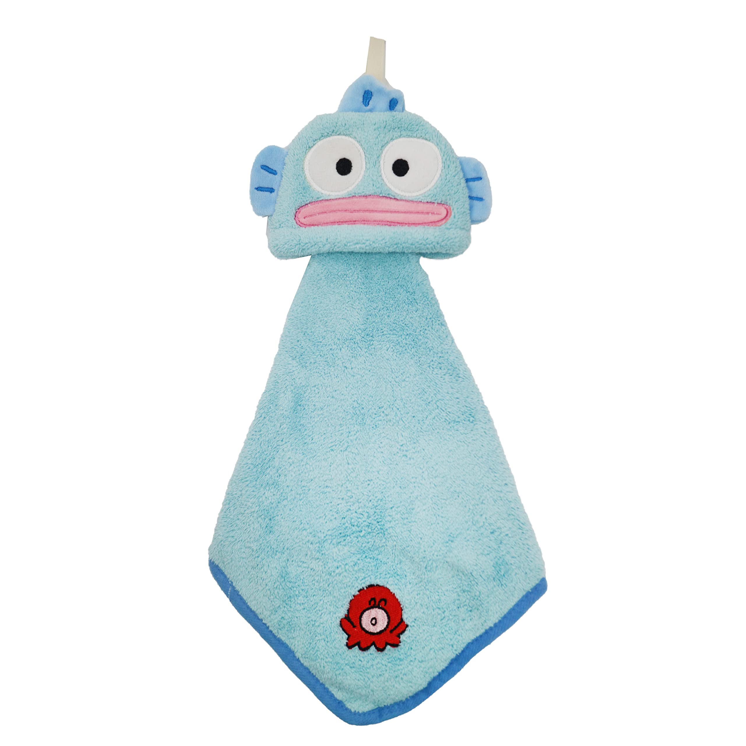 Marushin Loop Towel Micro Material Sanrio Characters Mascot Hangyodon 3065015200 10.3x16.3cm 25x25cm- Japan Figure Store - #1 Bring To You The Best Japanese Goods