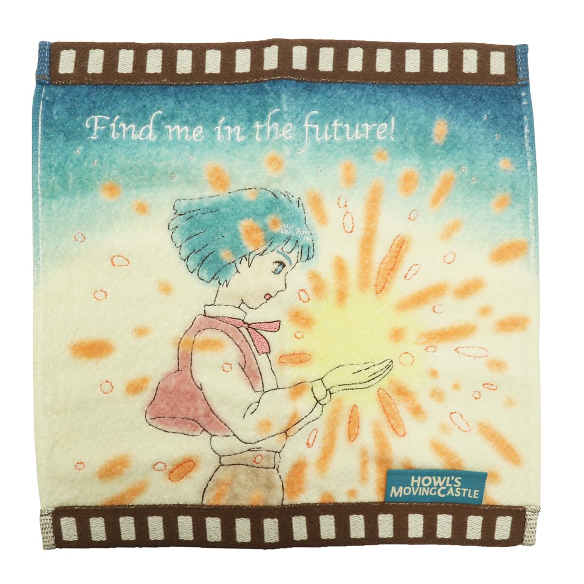 Marushin Mini Towel Ghibli Howl'S Moving Castle Character 100% Cotton Antibacterial Deodorant Organic Cotton Gift Japan 1005048700- Japan Figure Store - #1 Bring To You The Best Japanese Goods