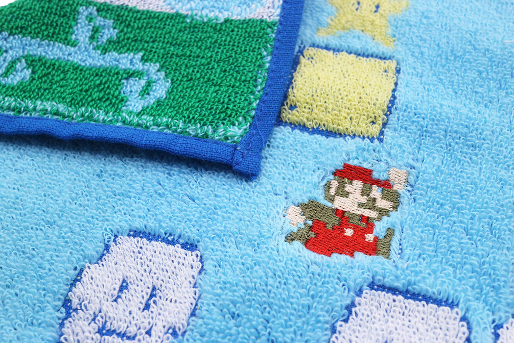 MARUSHIN Super Mario Mini Towel Cloud Stage- Japan Figure Store - #1 Bring To You The Best Japanese Goods