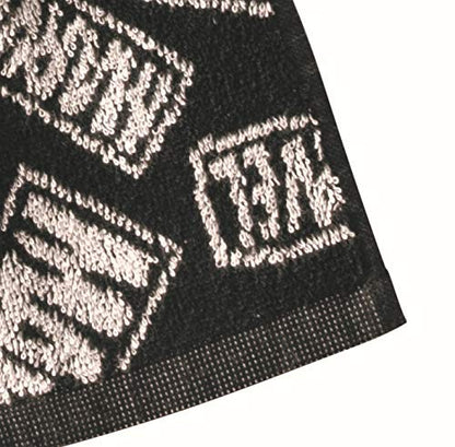 MARUSHIN Marvel Scarf Towel With Wristband Black- Japan Figure Store - #1 Bring To You The Best Japanese Goods