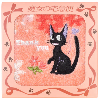 Mini Towel Jiji Flower Garden Kiki'S Delivery Service- Japan Figure Store - #1 Bring To You The Best Japanese Goods