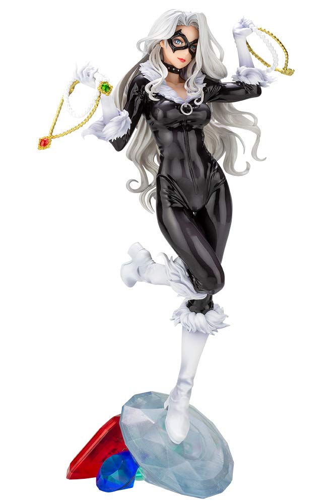 KOTOBUKIYA Mk350 Marvel Bishoujo Black Cat Steals Your Heart 1/7 Figure- Japan Figure Store - #1 Bring To You The Best Japanese Goods