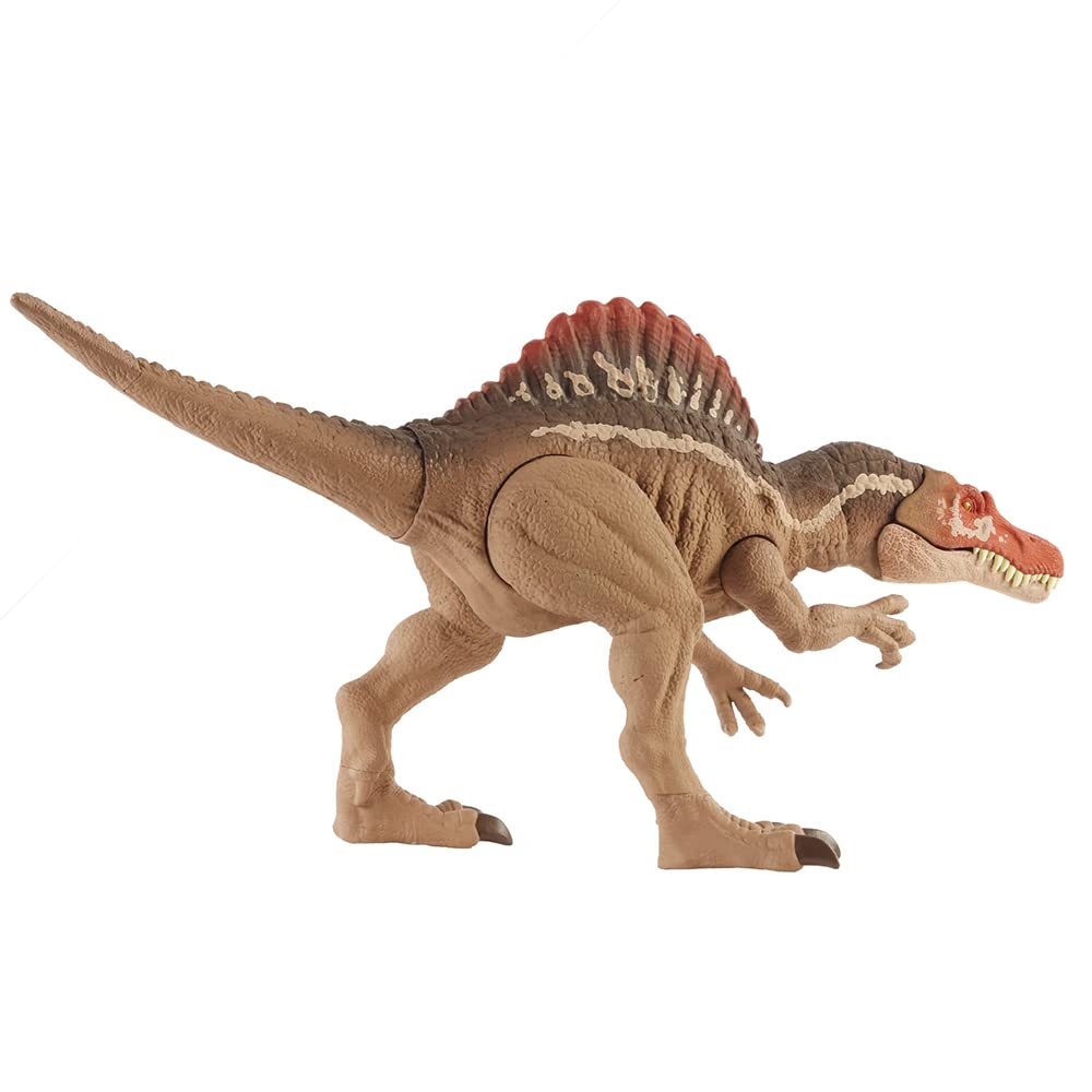 Mattel Jurassic World Toothed Spinosaurus Hcg54 Brown Dinosaur Toys For Kids- Japan Figure Store - #1 Bring To You The Best Japanese Goods