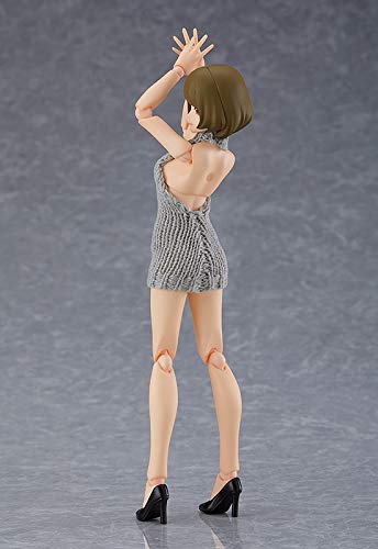 Max Factory Figma Styles Female Body Chiaki Backless Sweater Figure Japan- Japan Figure Store - #1 Bring To You The Best Japanese Goods
