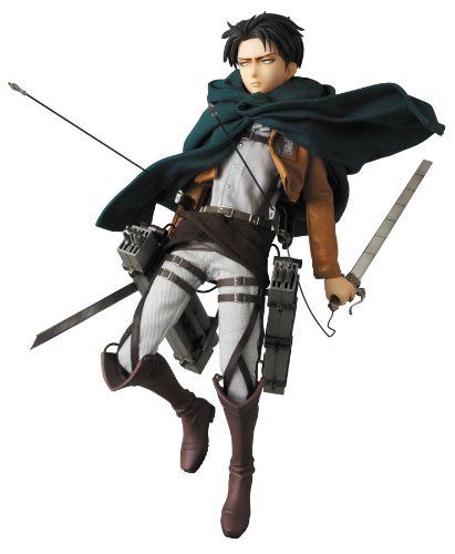 Medicom Toy Rah 662 Attack On Titan Levi Figure 1/6 Scale - Japan Figure