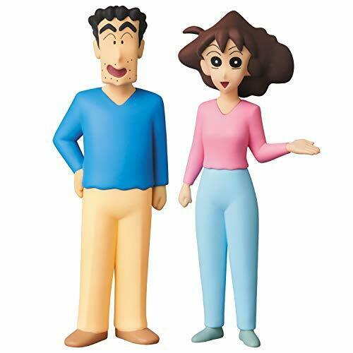 Medicom Toy Udf Crayon Shin-chan Hiroshi & Misae Figure - Japan Figure