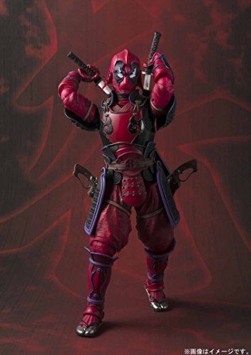 Meisho Manga Realization Marvel Kabukimono Deadpool Action Figure Bandai- Japan Figure Store - #1 Bring To You The Best Japanese Goods