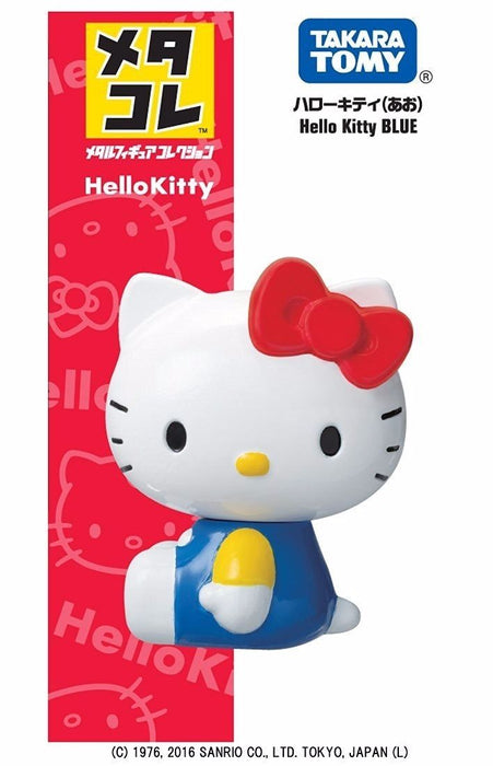 Metal Figure Collection Metacolle Hello Kitty Blue Ver Takara Tomy Japan- Japan Figure Store - #1 Bring To You The Best Japanese Goods