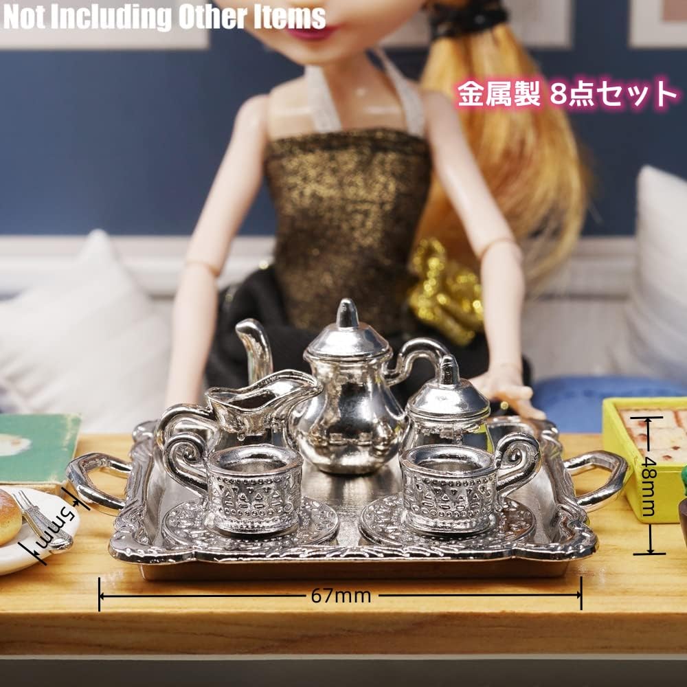 Remeehi Miniature Tableware Set 42Pc 4 Types Decor Dollhouse- Japan Figure Store - #1 Bring To You The Best Japanese Goods