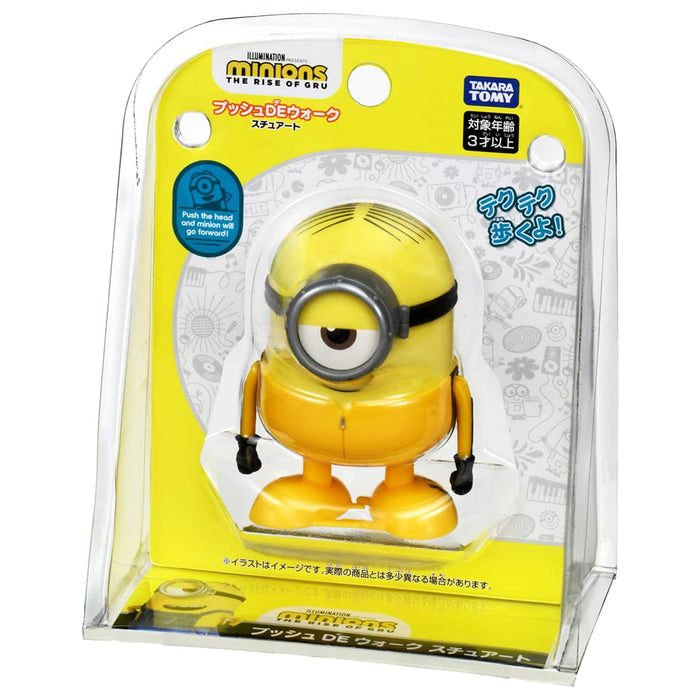 TAKARA TOMY Minions Push De Walk Stuart- Japan Figure Store - #1 Bring To You The Best Japanese Goods