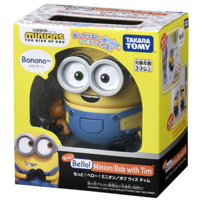Takara Tomy Minions More! Bellow! Minion Bob With Tim - Minions Character Toy - Made In Japan- Japan Figure Store - #1 Bring To You The Best Japanese Goods