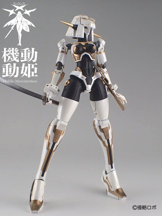 Shinryakurobo 1/144 Kidou Douki Momo Orca White/Black/Gold Plastic Model- Japan Figure Store - #1 Bring To You The Best Japanese Goods