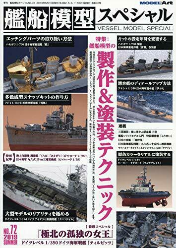Model Art Vessel Model Special No.72 Book - Japan Figure
