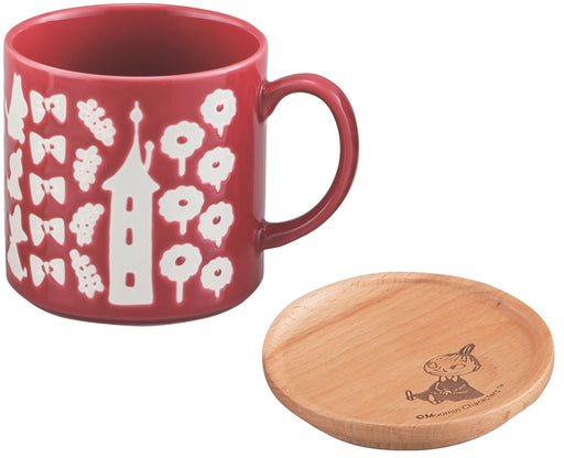 YAMAKA Moomin Mug With Wooden Coaster Little My- Japan Figure Store - #1 Bring To You The Best Japanese Goods