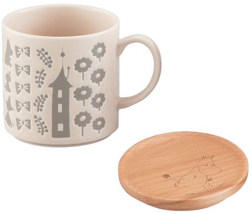 YAMAKA Moomin Mug With Wooden Coaster Moomin- Japan Figure Store - #1 Bring To You The Best Japanese Goods