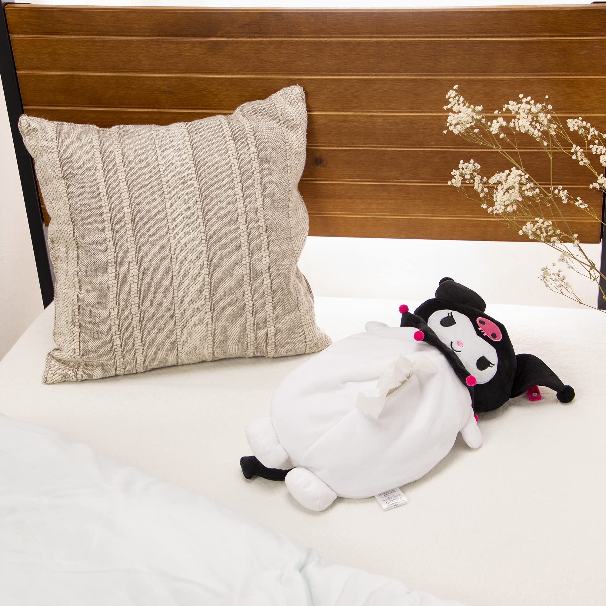 MORISHITA Sanrio Plush Hanging Tissue Case Kuromi- Japan Figure Store - #1 Bring To You The Best Japanese Goods