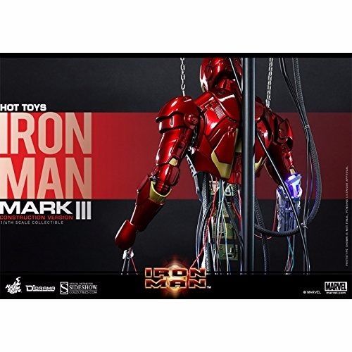 Movie Masterpiece Iron Man Mark 3 Iii Construction Ver 1/6 Diorama Hot Toys- Japan Figure Store - #1 Bring To You The Best Japanese Goods
