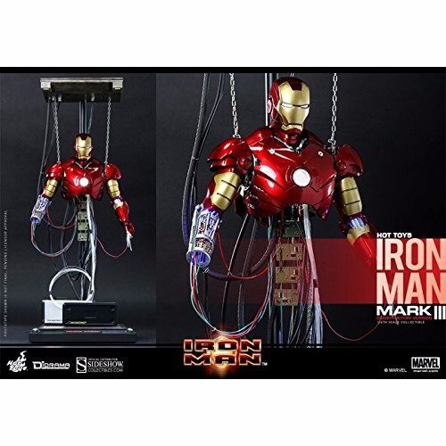 Movie Masterpiece Iron Man Mark 3 Iii Construction Ver 1/6 Diorama Hot Toys- Japan Figure Store - #1 Bring To You The Best Japanese Goods