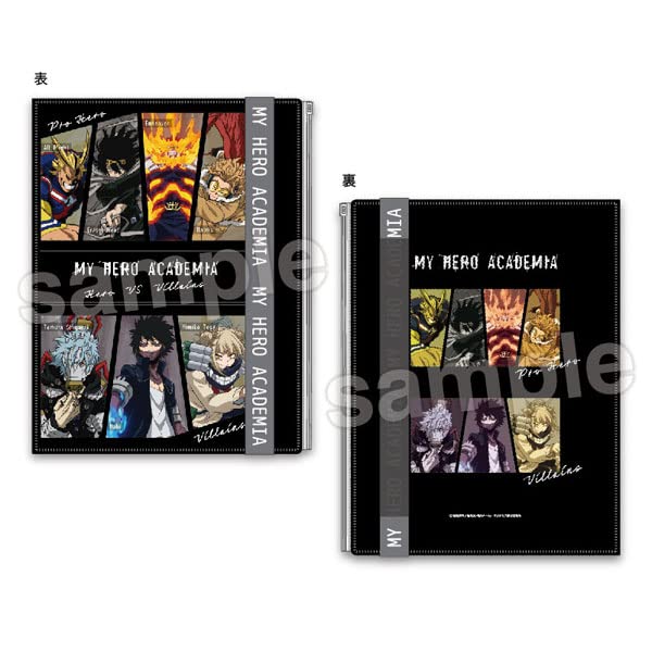 My Hero Academia Logo Belt 6+1 Clear File Pro Hero Vs Villains- Japan Figure Store - #1 Bring To You The Best Japanese Goods