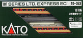 Kato 181 Series N Gauge Vehicle Set 2 Add-On Cars Model #10-353- Japan Figure Store - #1 Bring To You The Best Japanese Goods
