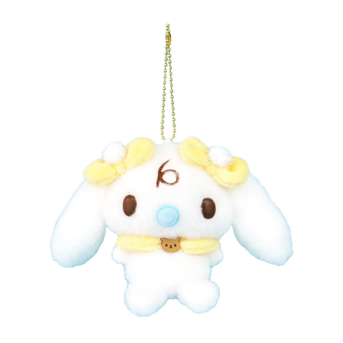 NAKAJIMA Sanrio Plush Keychain Mascot Cinnamoroll Matching Pigtails Milk- Japan Figure Store - #1 Bring To You The Best Japanese Goods