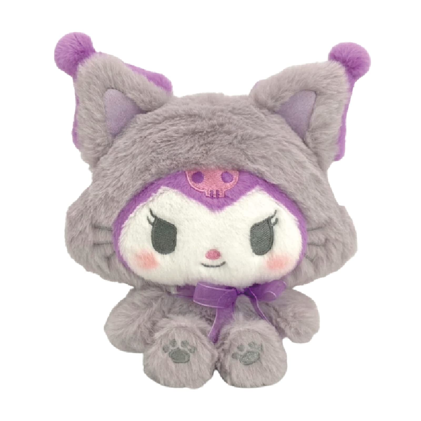 Nakajima Corp Japan Sanrio Kuromi Plush Toy 184238-23 Pastel Fluffy Nyanko- Japan Figure Store - #1 Bring To You The Best Japanese Goods