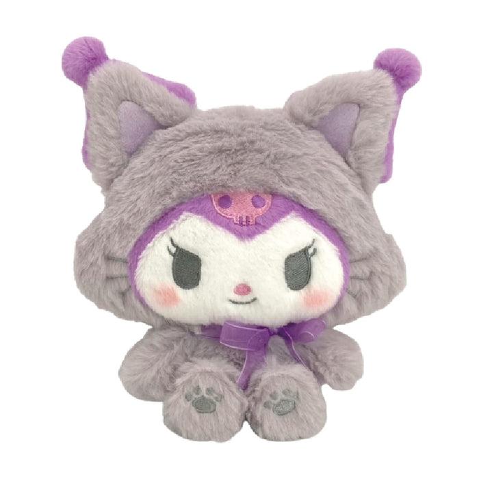 Nakajima Corp Japan Sanrio Kuromi Plush Toy 184238-23 Pastel Fluffy Nyanko- Japan Figure Store - #1 Bring To You The Best Japanese Goods