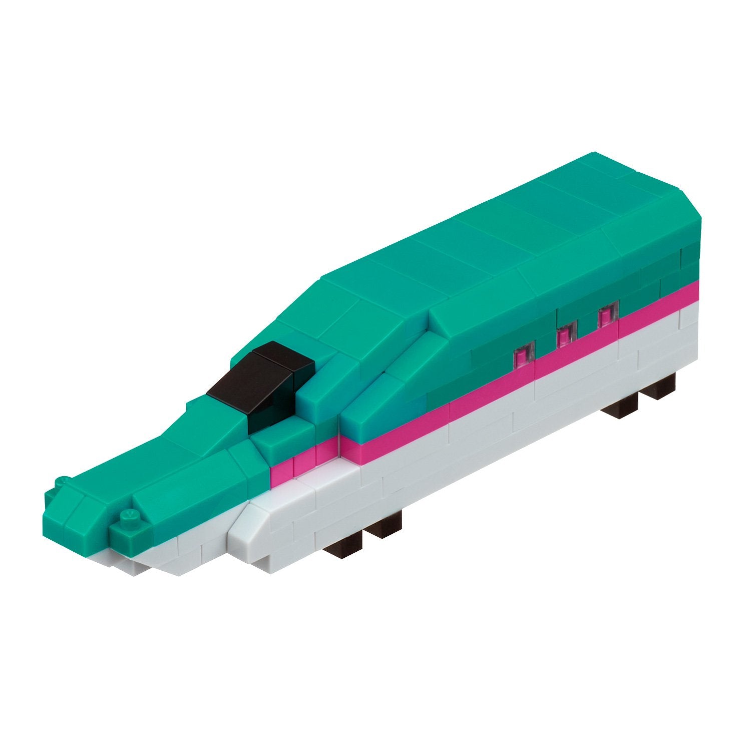 KAWADA Ngt_017 Nanoblock E5 Shinkansen Hayabusa- Japan Figure Store - #1 Bring To You The Best Japanese Goods