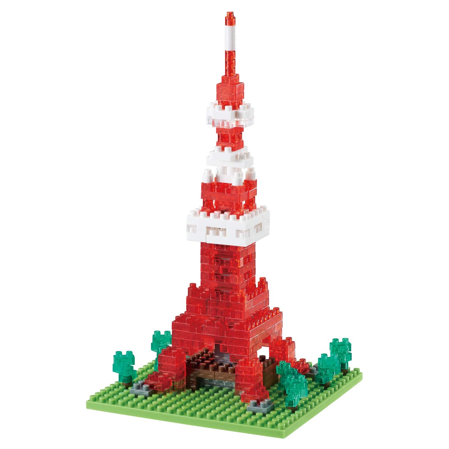 KAWADA Nbh_001R Nanoblock 10Th Anniversary Tokyo Tower Transparent Ver.- Japan Figure Store - #1 Bring To You The Best Japanese Goods