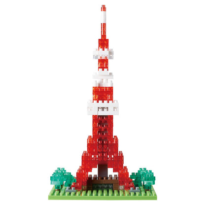 KAWADA Nbh_001R Nanoblock 10Th Anniversary Tokyo Tower Transparent Ver.- Japan Figure Store - #1 Bring To You The Best Japanese Goods