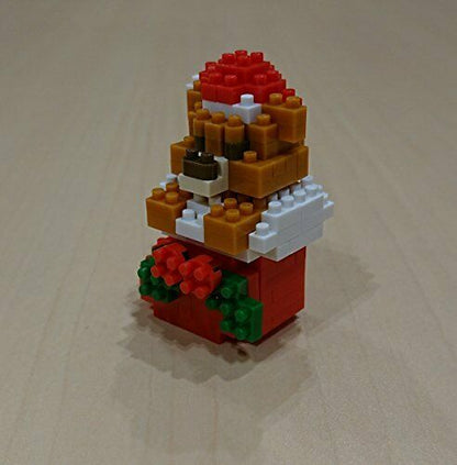 Nanoblock Christmas Teddy Bear Nbc235- Japan Figure Store - #1 Bring To You The Best Japanese Goods