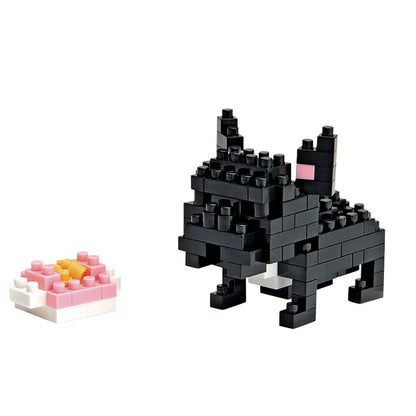 KAWADA Nbc-015 Nanoblock French Bulldog Dog- Japan Figure Store - #1 Bring To You The Best Japanese Goods