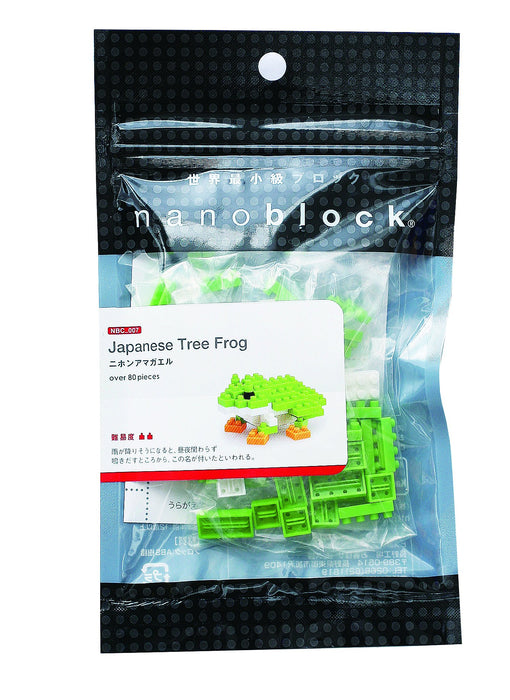 KAWADA Nbc-007 Nanoblock Japanese Tree Frog- Japan Figure Store - #1 Bring To You The Best Japanese Goods