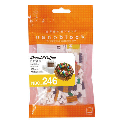 Nanoblock Donut & Coffee NBC_246- Japan Figure Store - #1 Bring To You The Best Japanese Goods