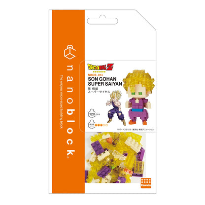 Kawada Nanoblock Dragon Ball Z Super Saiyan Teen Gohan Nbdb_014- Japan Figure Store - #1 Bring To You The Best Japanese Goods