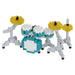KAWADA Nbc-348 Nanoblock Drum Set Green- Japan Figure Store - #1 Bring To You The Best Japanese Goods