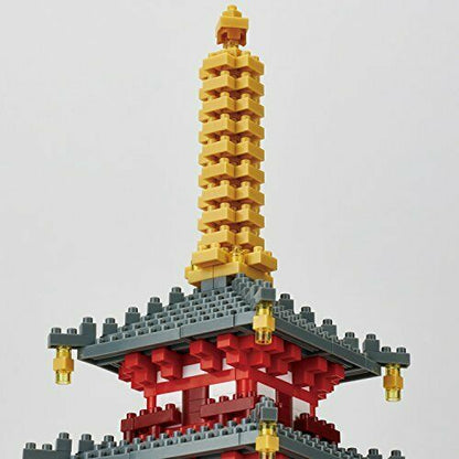 Nanoblock Five-storied Pangoda Deluxe Edition Nb031- Japan Figure Store - #1 Bring To You The Best Japanese Goods