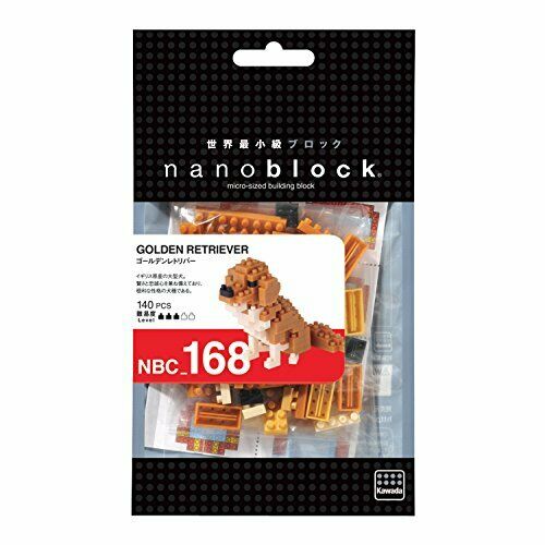 Nanoblock Golden Retriever Nbc_168- Japan Figure Store - #1 Bring To You The Best Japanese Goods